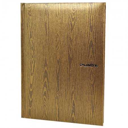 Shiny Wood Art paper Hardcover Notebook